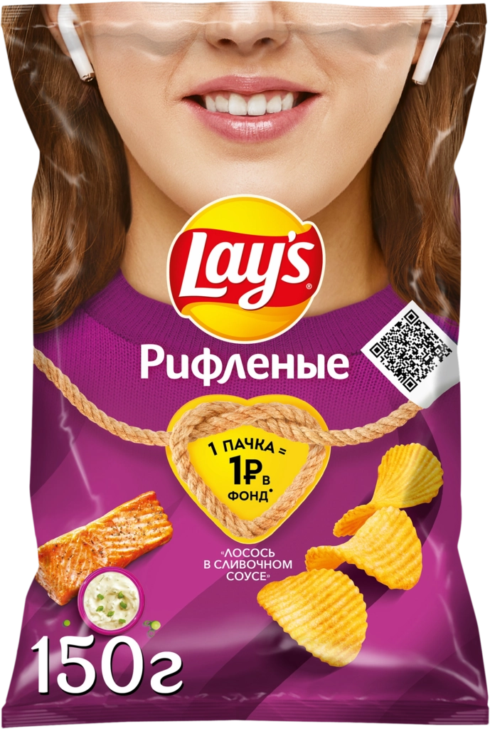 Чипсы LAYS Сливочный лосось