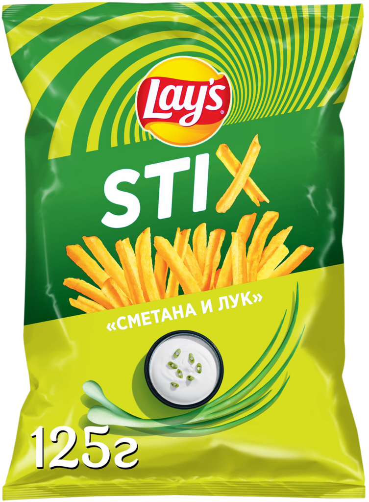 Чипсы LAYS Sticks Сметана и Лук