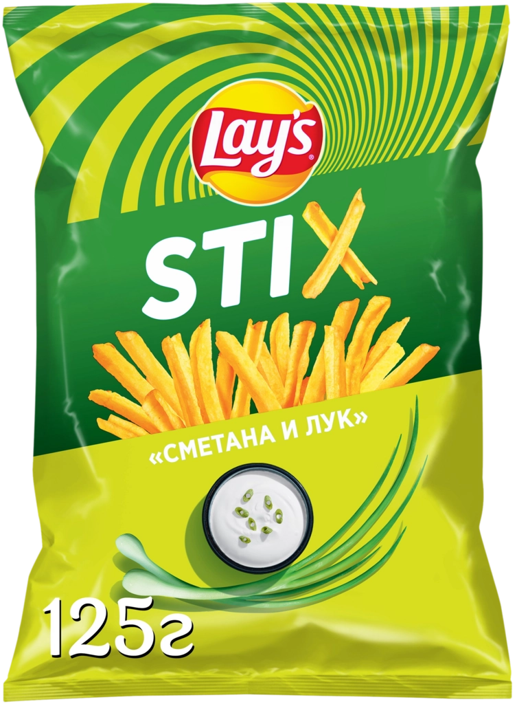 Чипсы LAYS Sticks Сметана и Лук