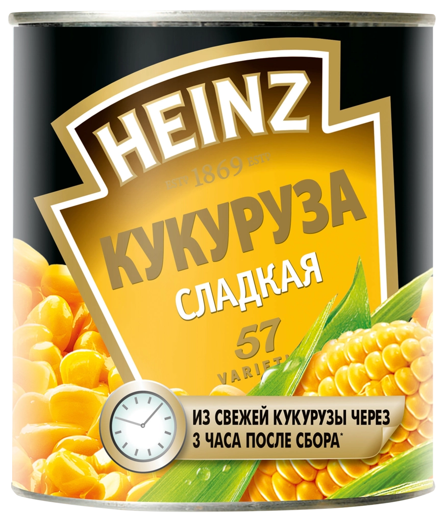 Кукуруза HEINZ сладкая конс.