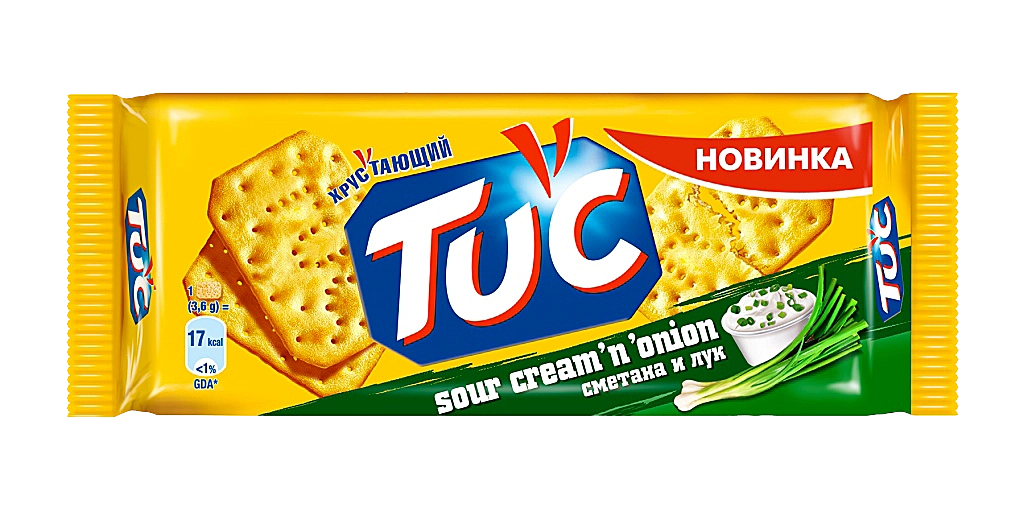 Крекер TUC Sour Cream and Onion Сметана и лук