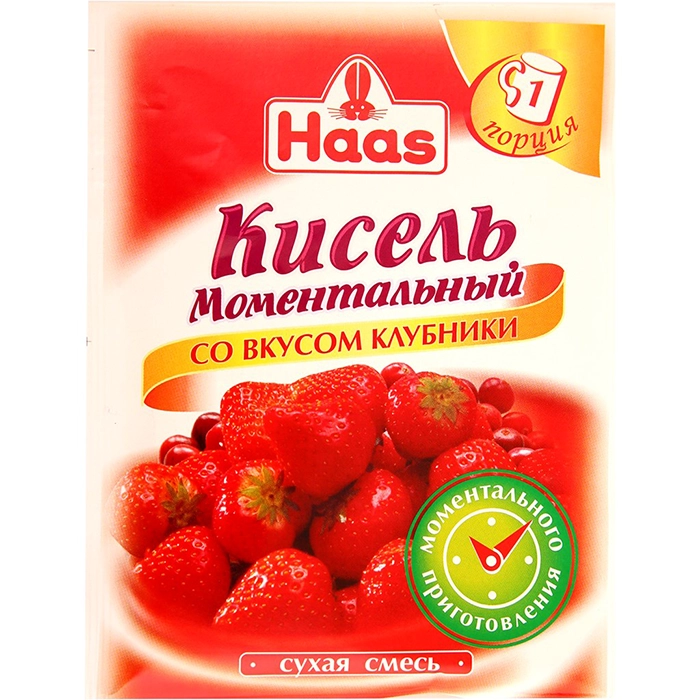 Кисель клубничный