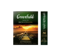 Чай черный Greenfield Rich Ceylon в пирамидках 20 шт