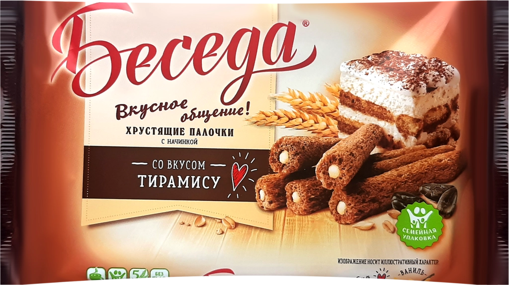 Палочки хрустящие ESSEN Беседа со вкусом тирамису