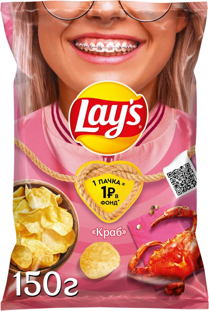 Чипсы LAYS Краб