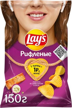 Чипсы LAYS Сливочный лосось