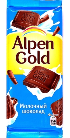 Шоколад молочный ALPEN GOLD