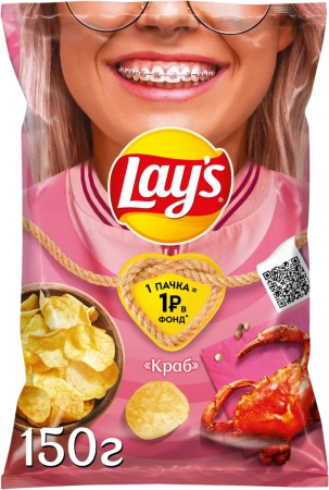 Чипсы LAYS Краб